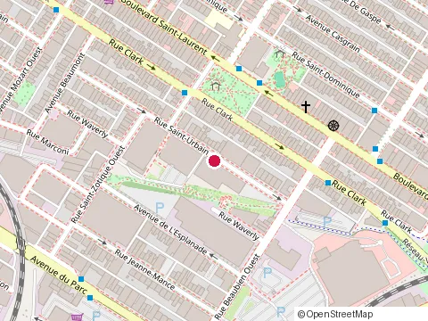 Location of Etude Comptable & de Gestion at 6600 Rue Saint-Urbain, Montréal