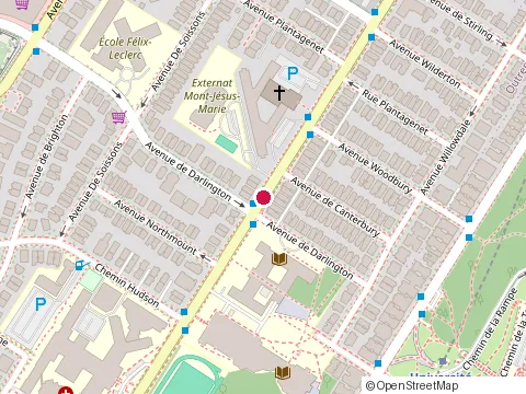 Location of Externat Mont-Jésus-Marie at 2755 Chemin de la Côte-Sainte-Catherine, Montréal