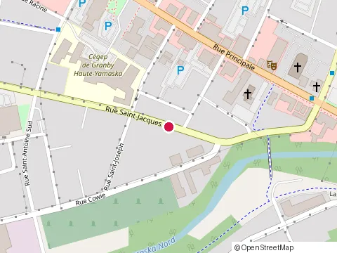 Location of Ftq Construction at 161 Rue Saint-Jacques, Granby