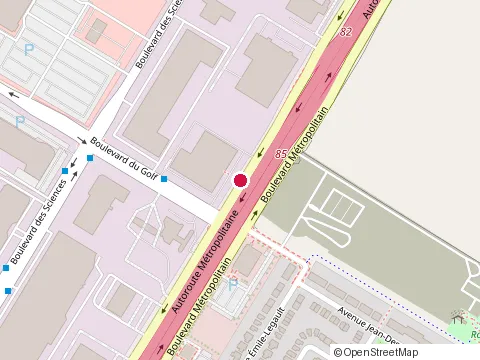 Location of Ftq-Construction at 9671 boulevard Métropolitain, Anjou