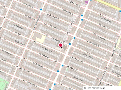 Location of Giant Steps School at 4400 Rue Molson, Montréal