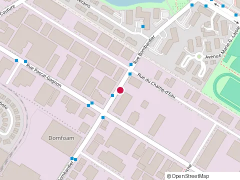 Location of Gus / les Constructions Alta Vista Inc. at 6856 Rue Bombardier, Saint-Léonard