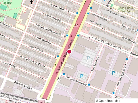Location of Harvey'S at 255 boulevard Cremazie O, Montréal