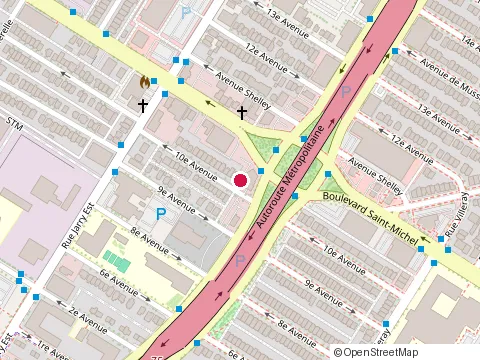 Location of Harvey'S at 3201 boulevard Crémazie E, Montréal