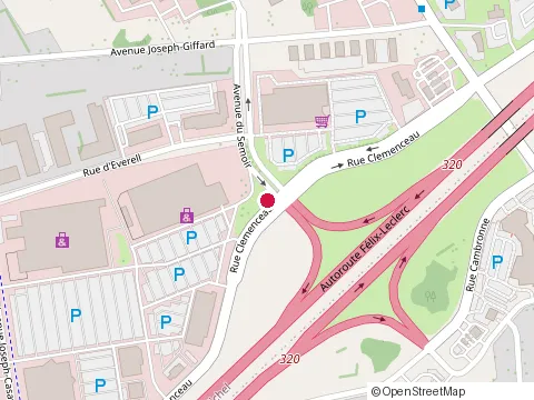 Location of Harvey'S at 729 Rue Clemenceau, Beauport
