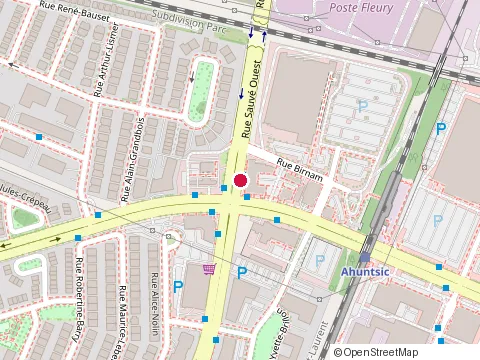 Location of Harvey'S Restaurant at 1000-1000 Rue Sauve O, Montréal