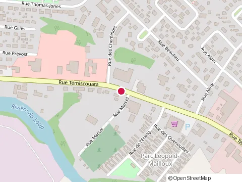 Location of Héneault et Gosselin at 409 Rue Témiscouata, Rivière-du-Loup