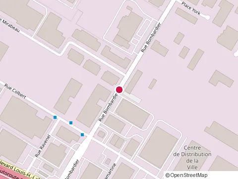 Location of Honco Bâtiments d'Acier at 7800 Rue Bombardier, Anjou