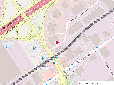 Location of Honda Service at 2301 Place Transcanadienne, Dorval