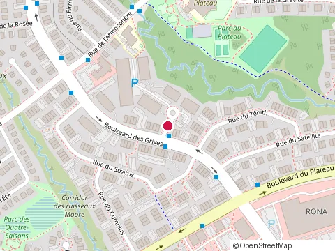 Location of Horizon Condominiums Par Brigil at 12 Rue de l'Horizon Suite 105, Gatineau
