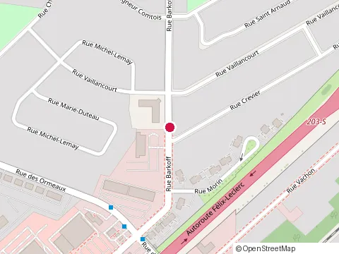 Location of Indemnipro at 580 Rue Barkoff #410, Trois-Rivières