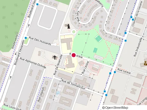 Location of Institut Teccart (2003) at 4405 Rue Leckie, Saint-Hubert