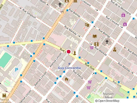 Location of International Political Science Association at Guy St. Suite Er-731 2155, Montréal
