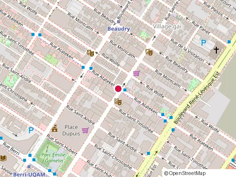 Location of l'Œufrier (Atateken) at 1441 rue Atateken, Montréal