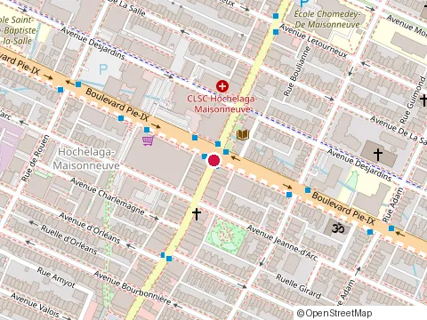 Location of l'Œufrier (Homa) at 4060 Ontario St E, Montréal