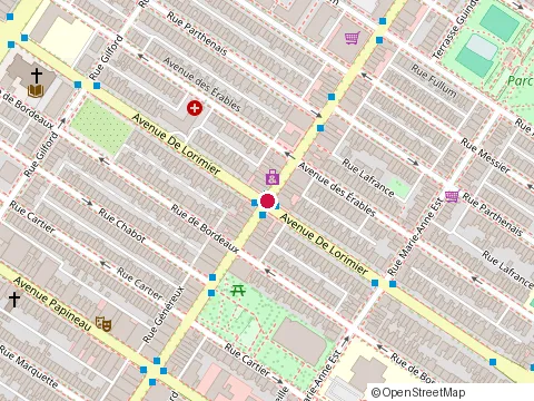 Location of l'Œufrier (Mont-Royal Est) at 2017 Mont-Royal Ave E, Montréal