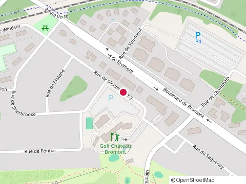 Location of la Trattoria at 95 Rue de Montmorency, Bromont