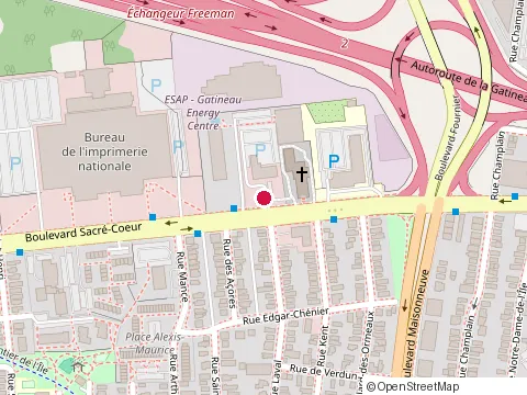 Location of le Faubourg de l'Ile at 101 Blvd Sacré-Coeur, Gatineau
