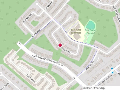 Location of les Jardins du Coteau - Trémä at 440 Rue Jordan, Mascouche