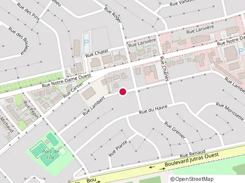Location of Letendre Carole at 74 Rue Lambert, Victoriaville