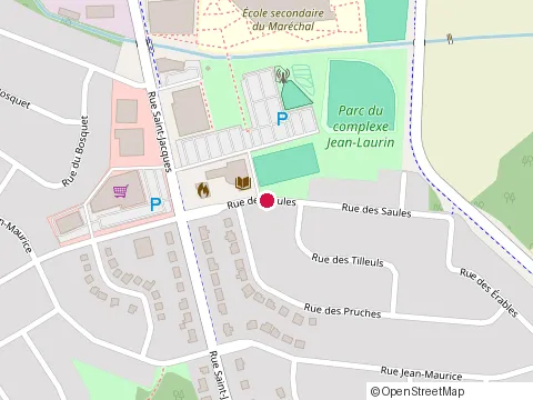 Location of Library de Mirabel-Secteur de Saint-Augustin at 15005 Rue des Saules, Mirabel