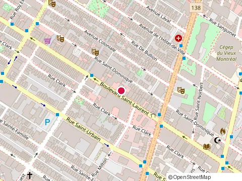 Location of Local Logic at 3510 boulevard Saint-Laurent Suite #402, Montréal