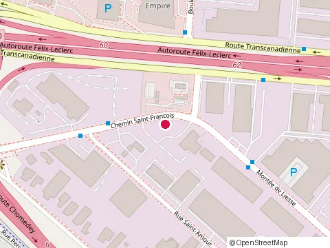 Location of Location Dickie Moore - Moore Jcb at 4955 Chemin Saint-François, Saint-Laurent
