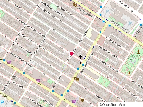 Location of Macogep at 225 Rue Roy E #202, Montréal