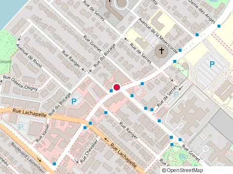 Location of Mamie Clafoutis Gouin at 5781 boulevard Gouin O, Montréal