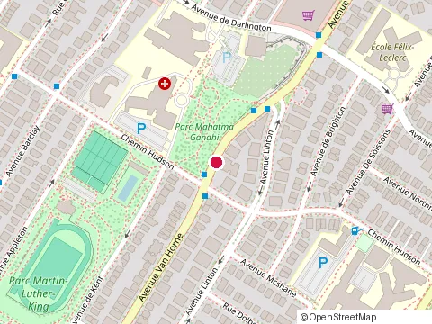 Location of Mamie Clafoutis Van Horne at 1291 avenue Van Horne, Montréal
