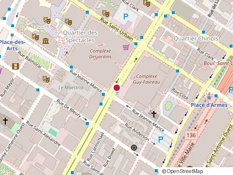 Location of Marché et Deli Marcello'S at 200 Boulevard René-Lévesque O, Montréal