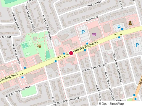Location of Mr. Puffs at 706 Boulevard des Seigneurs, Terrebonne