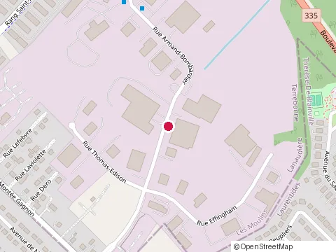 Location of Multicoupe de Bois d. M. at 1030 Rue Armand-Bombardier, Terrebonne