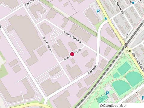 Location of Multiver at 436 Bérubé St, Québec