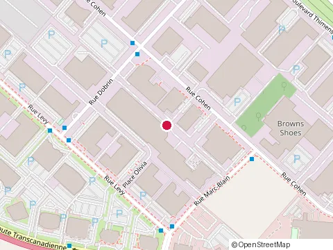 Location of Noze at Place Olivia St-Laurent 4920, Saint-Laurent
