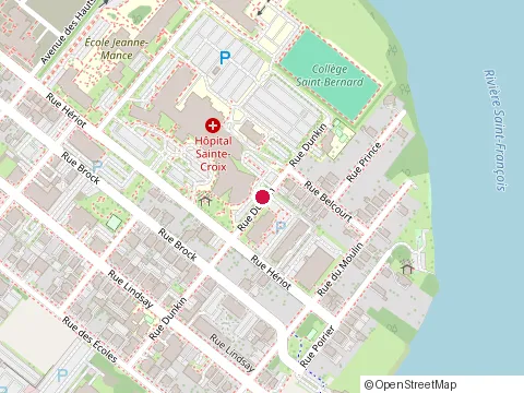 Location of Optometric Clinic Drummondville at 50 Rue Dunkin Suite 102, Drummondville