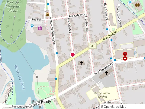 Location of Optoplus - Clinique Visuelle de Buckingham at 107 Rue Joseph, Gatineau