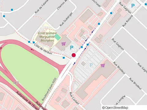 Location of Optoplus - Clinique Visuelle Trois-Rivières at 5710 Boulevard Jean-Xxiii, Trois-Rivières