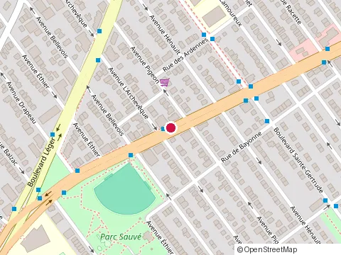Location of Optoplus – Centre Visuel de Montréal Nord at 4800 Boulevard Henri-Bourassa E, Montréal-Nord