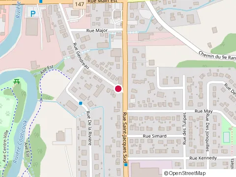 Location of Pizza Salvatoré at 73 Rue Wellington, Coaticook