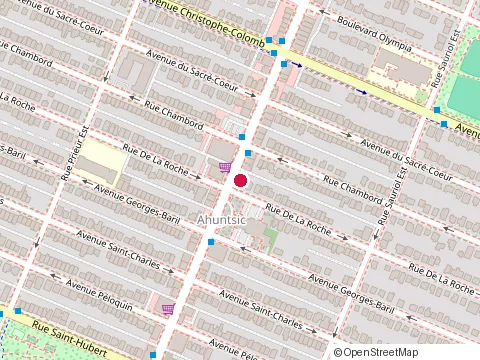 Location of Pizzeria Bros (Rue Fleury) at 1205 Rue Fleury E, Montréal