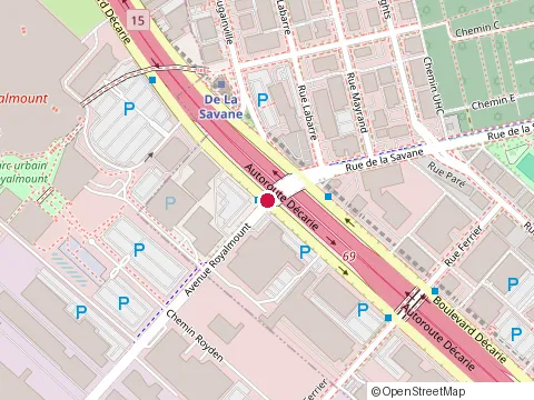Location of Poggenpohl Montreal at 8118 boulevard Décarie, Montréal