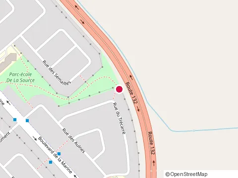 Location of Poulet Rouge at 1629 route 132, Varennes