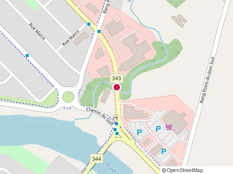 Location of Poulet Rouge at 814 Bd de l'Ange Gardien N, L'Assomption