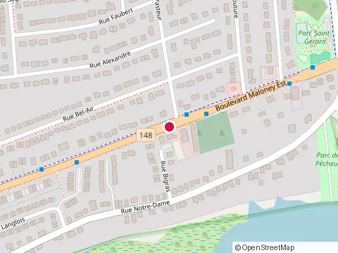 Location of Presotea at 1100 Boulevard Maloney O, Gatineau