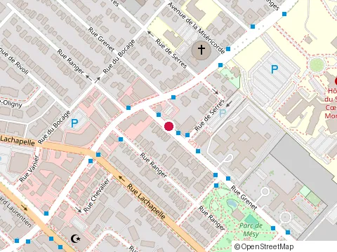 Location of Quilles G Plus, Montréal