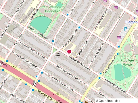 Location of Rabbinical College Of Que at 6355 avenue Westbury Mainfl, Montréal