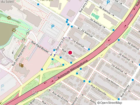 Location of Re/Max Infinité at 2500 Rue Jarry E, Montréal