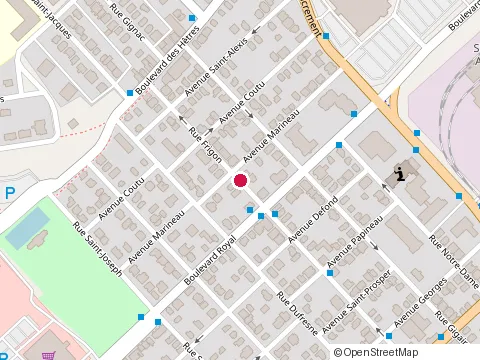 Location of Restaurant Pizzeria 67 at 1413 Rue Frigon, Shawinigan