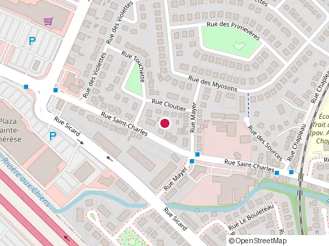 Location of Restaurant Scores at 238 Rue St-Charles, Sainte-Thérèse